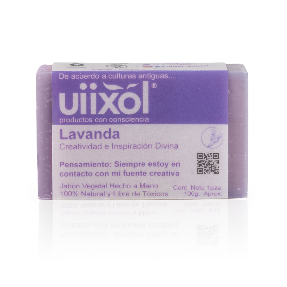Jabón de Lavanda 100g - Uiixol Productos con Conciencia