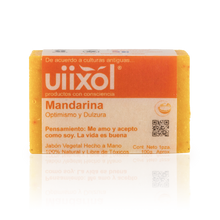 Cargar imagen en el visor de la galería, Jabón de Mandarina 100g - Uiixol Productos con Conciencia