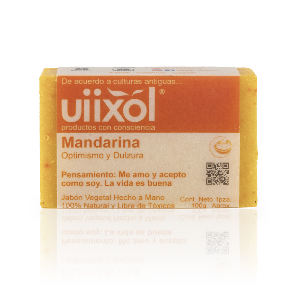 Jabón de Mandarina 100g - Uiixol Productos con Conciencia