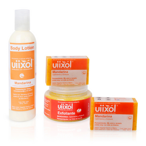Paquete 2 jabones 1 body lotion y 1 exfoliante - Uiixol Productos con Conciencia