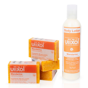 Paquete 4 jabones 1 body lotion - Uiixol Productos con Conciencia