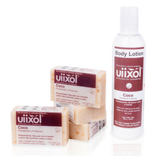 Cargar imagen en el visor de la galería, Paquete 4 jabones 1 body lotion - Uiixol Productos con Conciencia