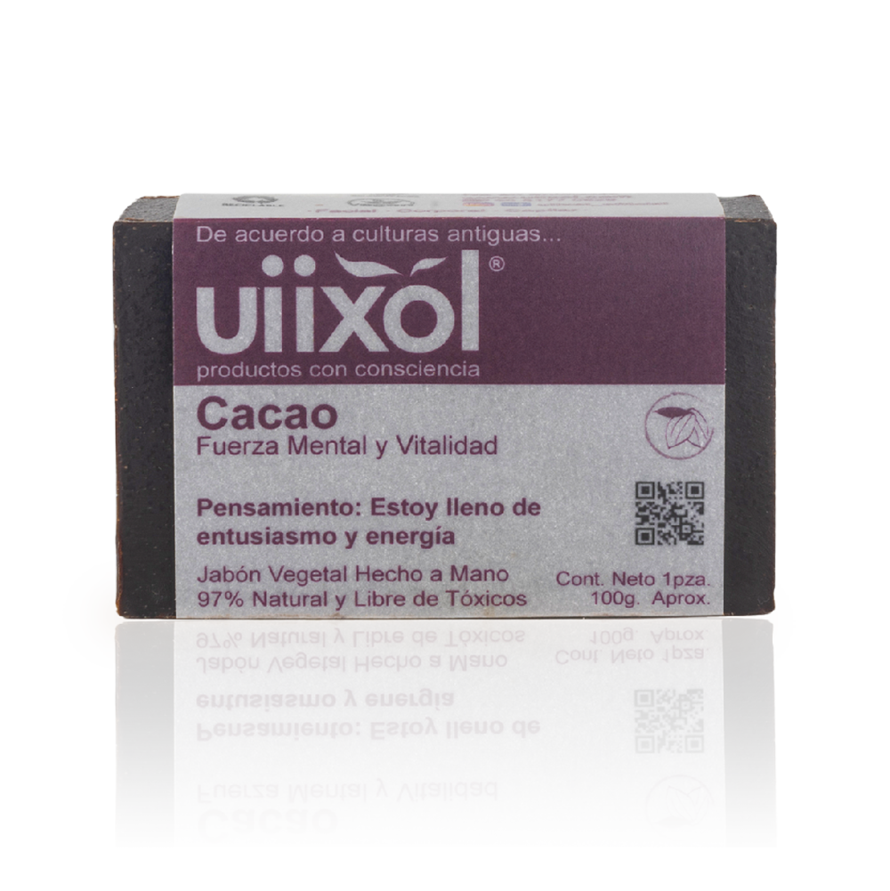 Jabón de Cacao 100g - Uiixol Productos con Conciencia