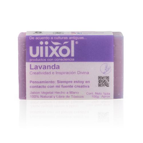 Jabón de Lavanda 100g - Uiixol Productos con Conciencia