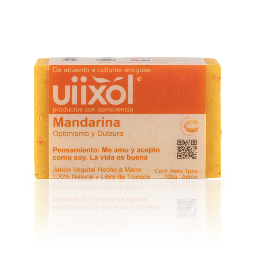 Jabón de Mandarina 100g - Uiixol Productos con Conciencia