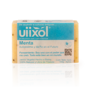 Jabón de Menta 100g - Uiixol Productos con Conciencia