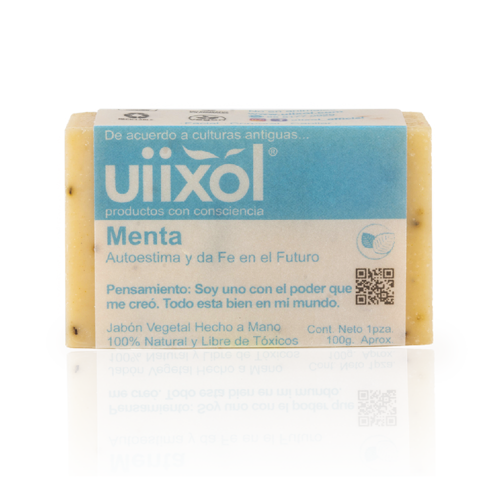 Jabón de Menta 100g - Uiixol Productos con Conciencia