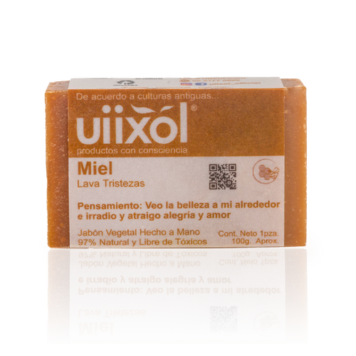 Jabón de Miel 100g - Uiixol Productos con Conciencia