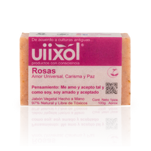 Cargar imagen en el visor de la galería, Jabón de Rosas 100g - Uiixol Productos con Conciencia