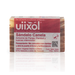 Jabón de Sándalo Canela 100g - Uiixol Productos con Conciencia