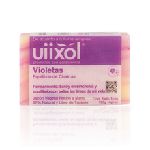 Cargar imagen en el visor de la galería, Jabón de Violetas 100g - Uiixol Productos con Conciencia